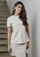 T-Shirt de Couro Feminino Off-White Victoria 