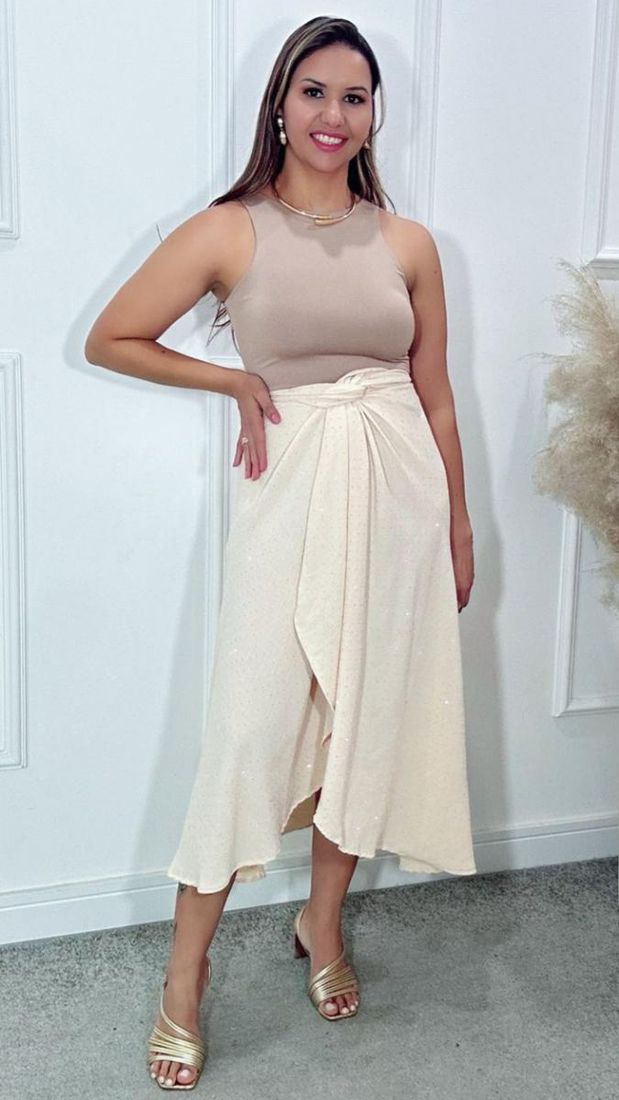 Saia envelope brilho glamour Ref:3413