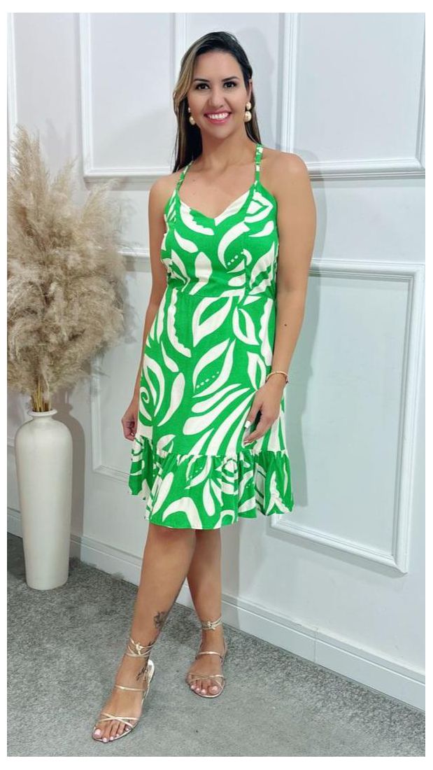 Vestido Diana babados Ref:3509