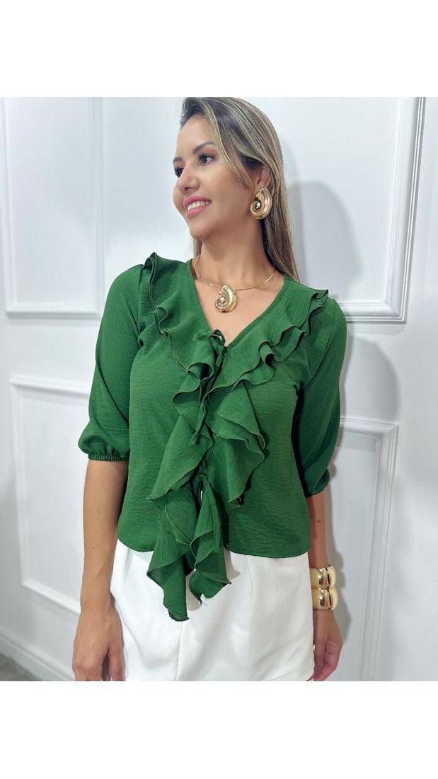 Blusa sofia babados Ref: 3569