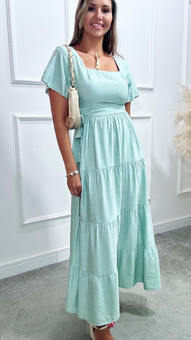 Vestido longuete Eduarda Ref:3576