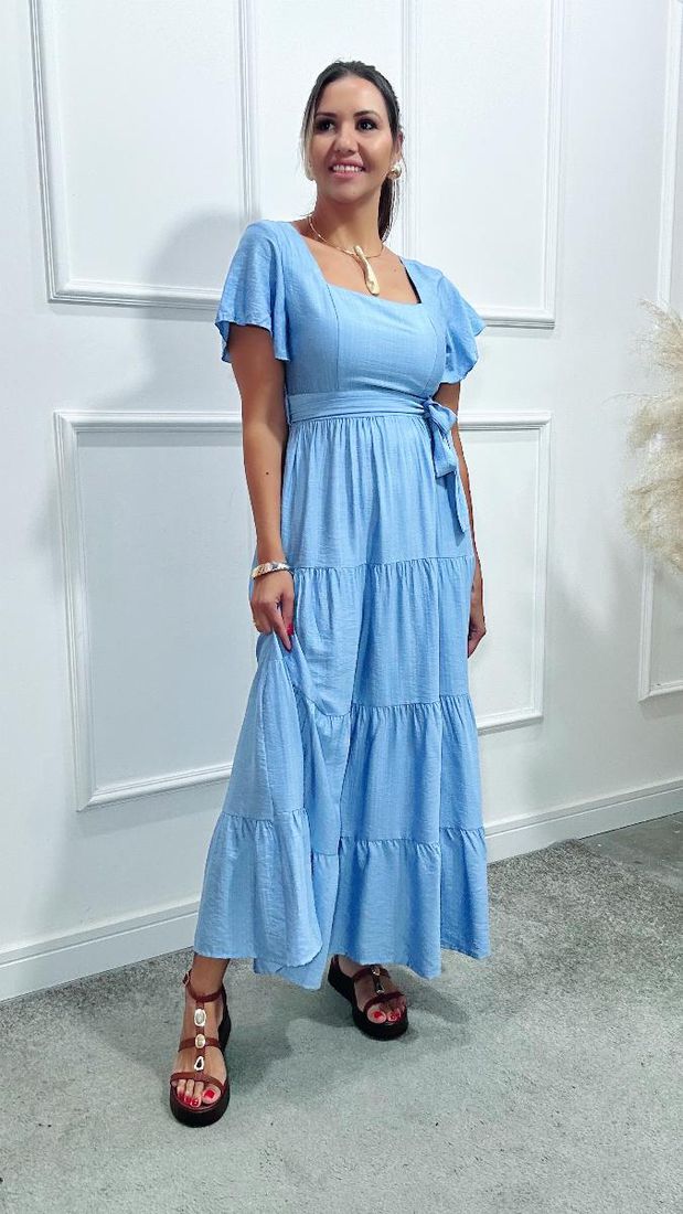 Vestido longuete Eduarda Ref:3576