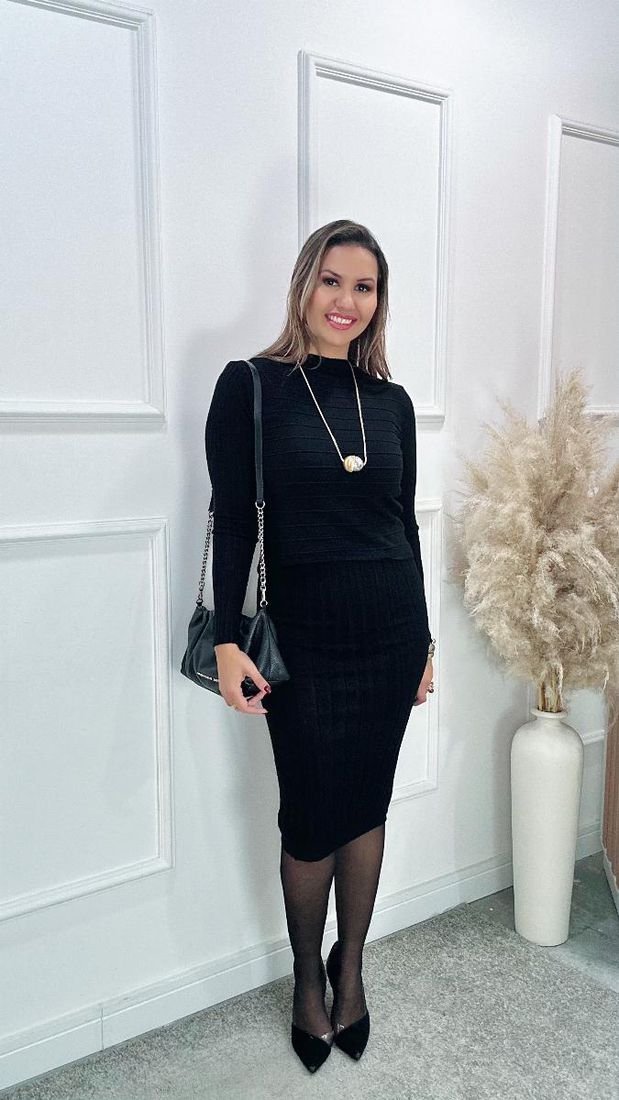 CONJUNTO VESTIDO BLUSA CLARISSA