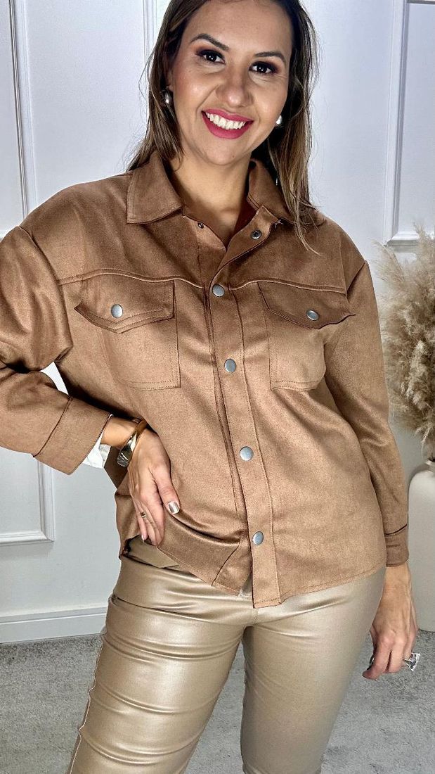 Camisa Telma Suede Ref:3689
