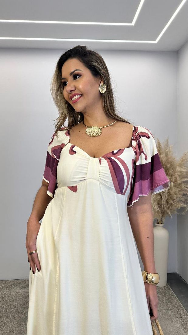 VESTIDO MIDI JULIANA REF:3739
