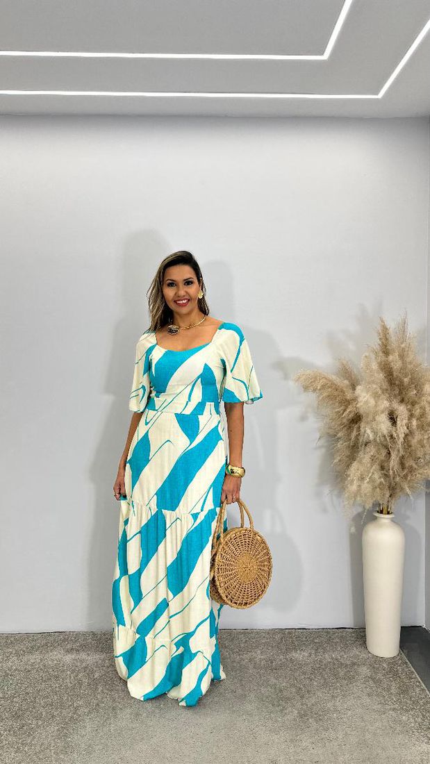 VESTIDO LONGO HELENA REF:3740