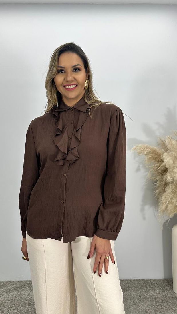 CAMISA ML BABADO JULIA REF:3745