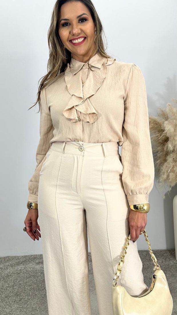 CAMISA ML BABADO JULIA REF:3745