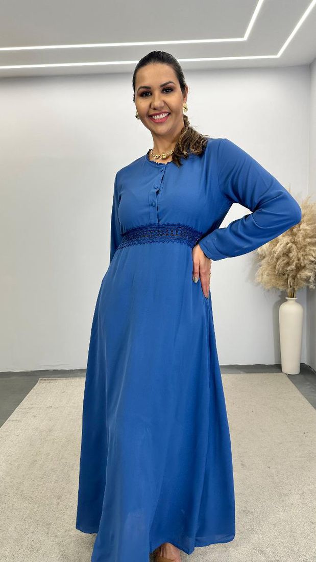 : VESTIDO LONGO FEM AMANDA REF 3763