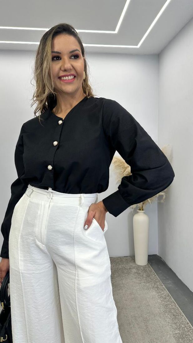 CAMISA ML DEBORA BT PEROL REF 3767