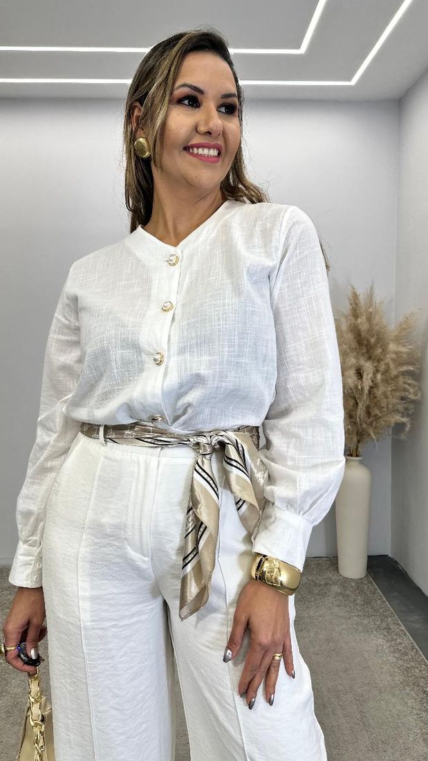 CAMISA ML DEBORA BT PEROL REF 3767