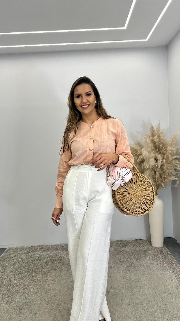 CAMISA ML DEBORA BT PEROL REF 3767