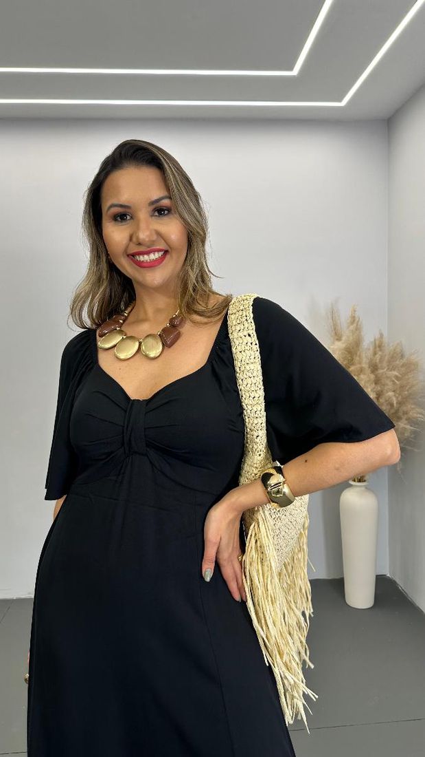 VESTIDO MIDI FEM LUANA REF 3778