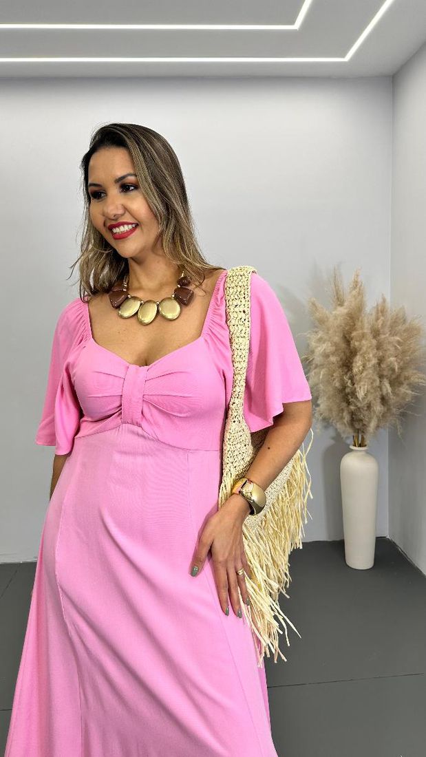 VESTIDO MIDI FEM LUANA REF 3778
