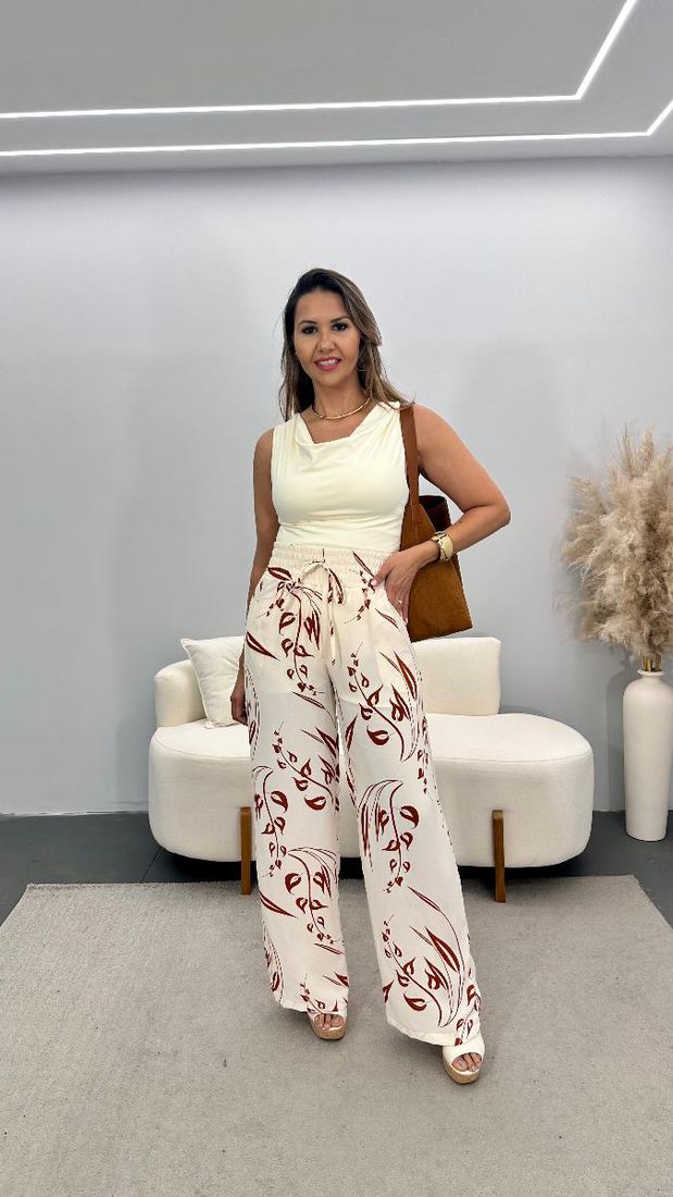 Calça pantalona Jasmin Ref:3783