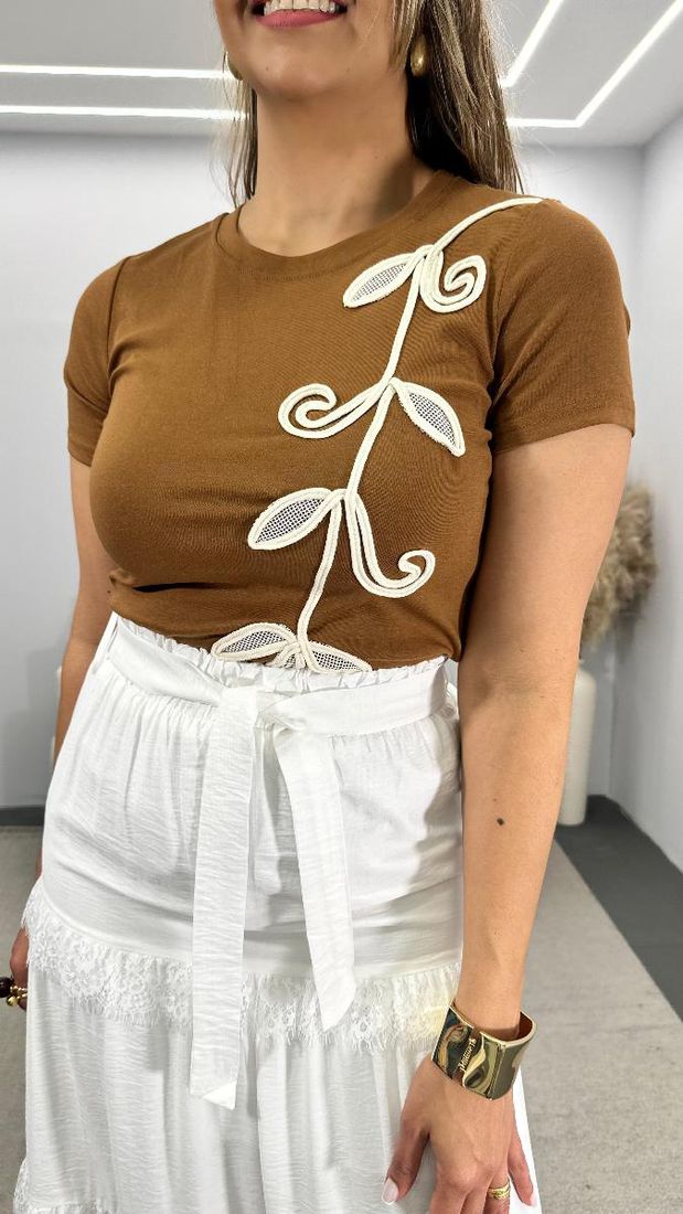 Blusa T-shirt Lírio Ref:3801
