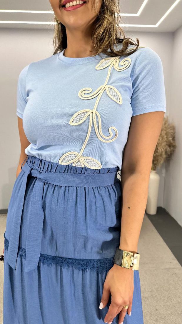 Blusa T-shirt Lírio Ref:3801
