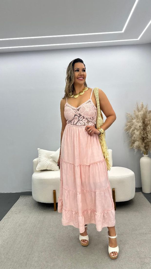 Vestido longuete Isadora Ref:3809
