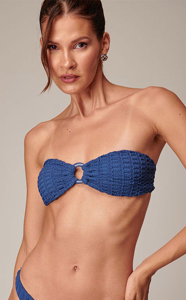 Luna Azul Lunar - Top Tqc Argola - LEFAH