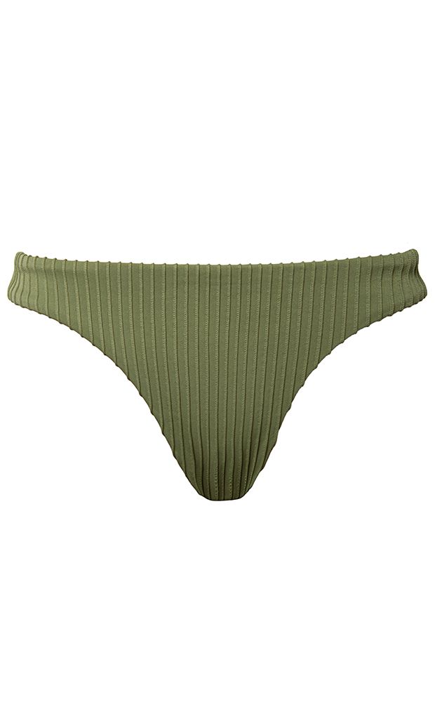 Calcinha Basic Rib Verde Forest - LEFAH