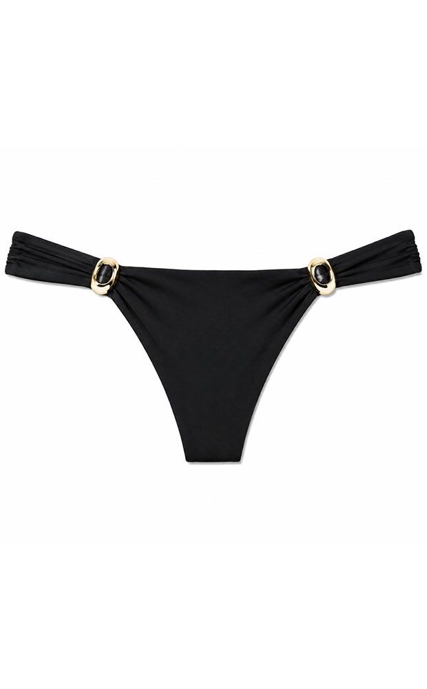 Calcinha Basic Gold Preto - LEFAH
