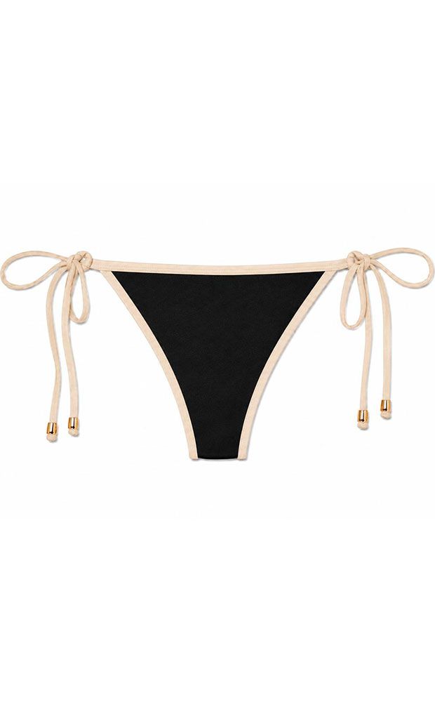 Calcinha Slim Line Perla Preto - LEFAH