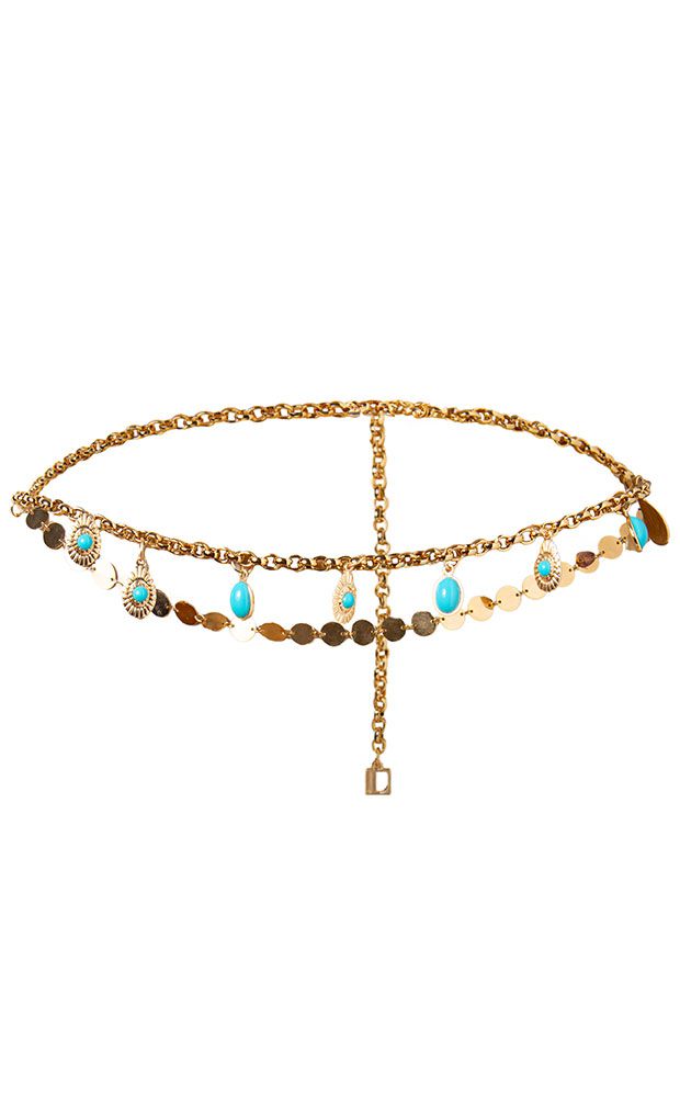 Cinto Coins Turquesa - LEFAH