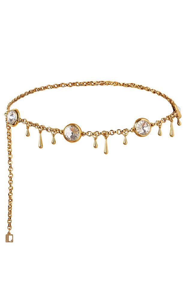 Cinto Cristal Dourado - LEFAH