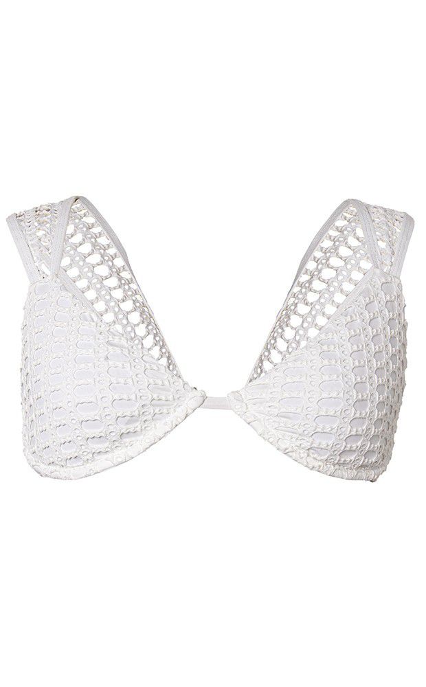 Top Ombré Bardot Off White - LEFAH
