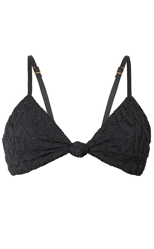 Top Camila Nó Bardot Preto - LEFAH