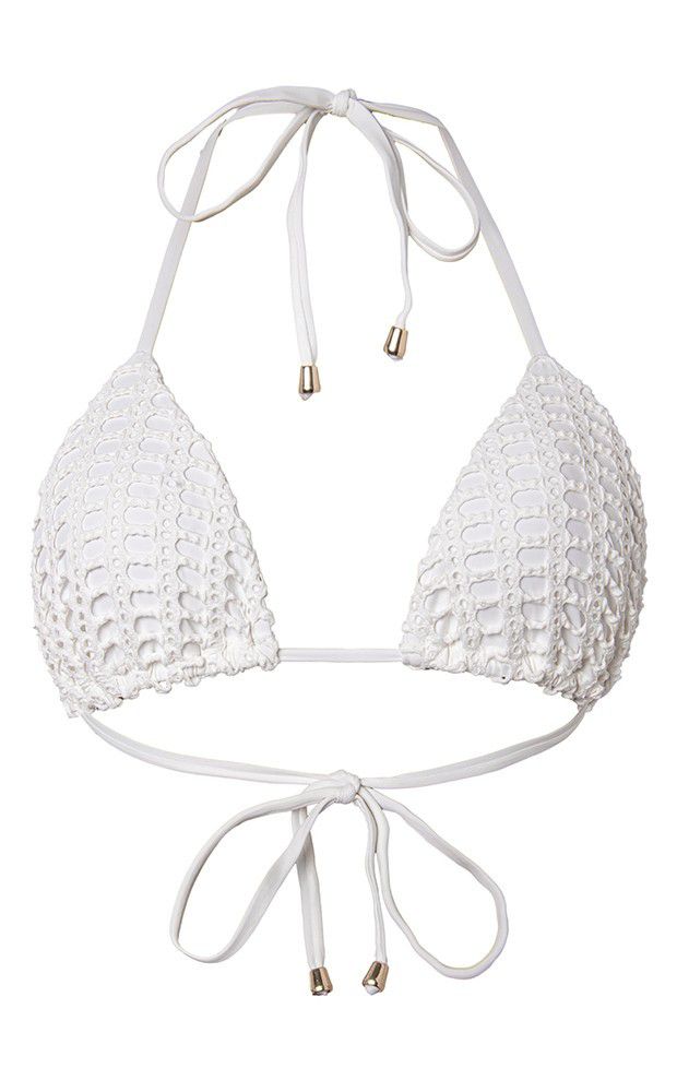 Top Cortininha Bardot Off White - LEFAH