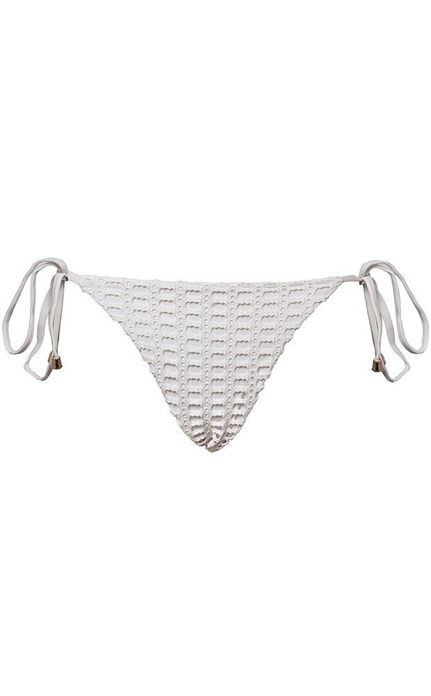 Calcinha Slim Bardot Off White - LEFAH