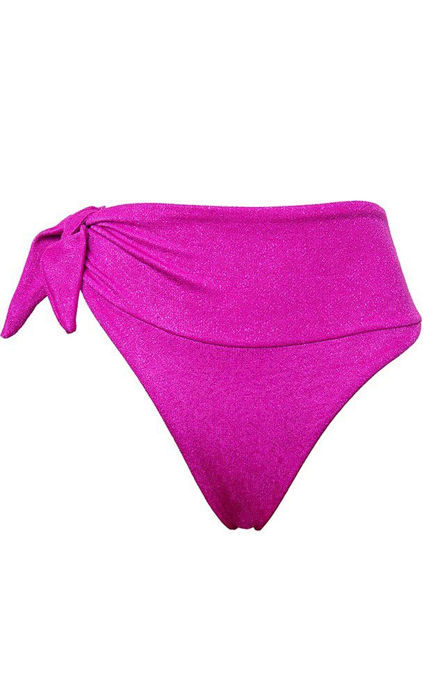 Calcinha Double Laço Rosa Gloss - LEFAH