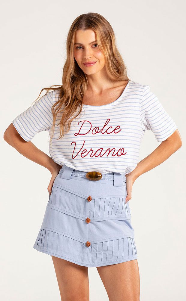 Shorts Saia Pietra Gelato - LEFAH