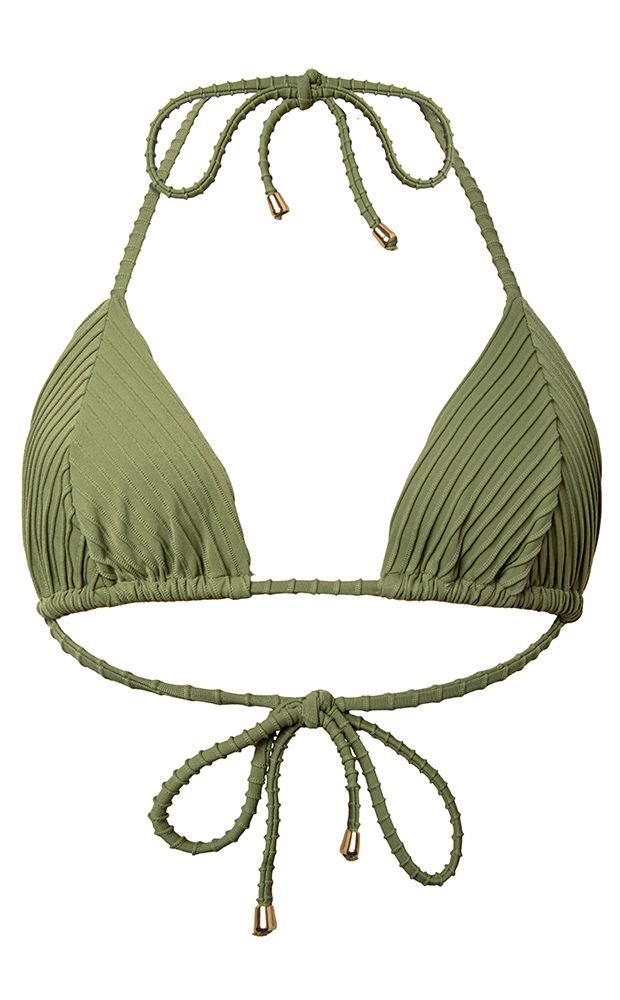 Top Stripe Rib Verde Forest - LEFAH