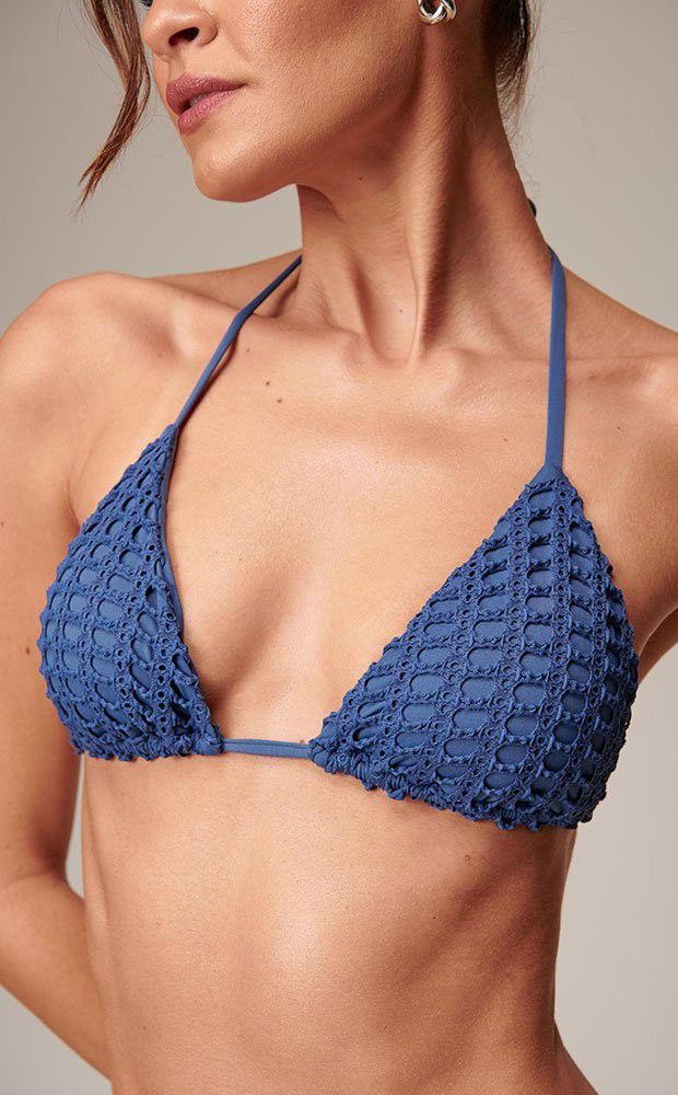 Luna Azul Lunar - Top Cortininha - LEFAH