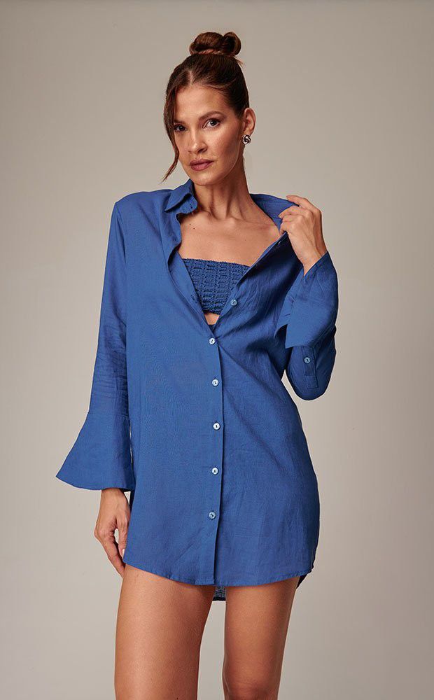 Luna Azul Lunar - Chemise Eliana - LEFAH