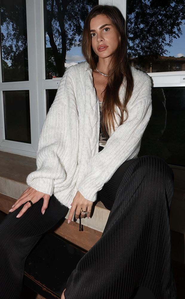 Maxi Tricot Off White - LEFAH