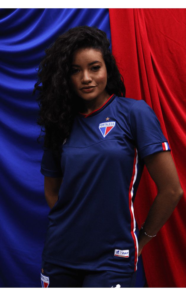 Camisa concentração atleta feminina Azul 2023/2024 Fortaleza Volt