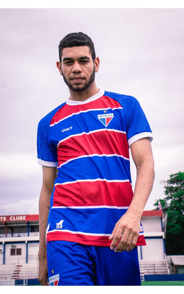Camisa Tradição Masculina Jogador 2024 Fortaleza Tricolor Volt 