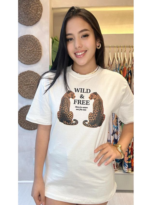 Camiseta TSHIRT Oversize - Branco
