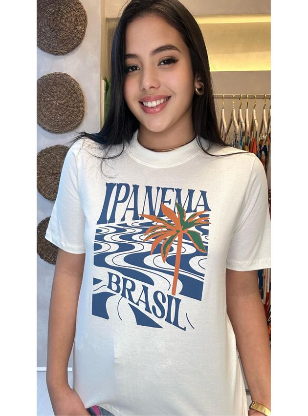 Camiseta TSHIRT Oversize - Branco
