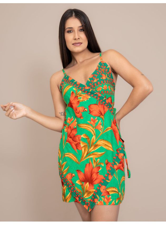 Vestido Curto Alcinha - Verde
