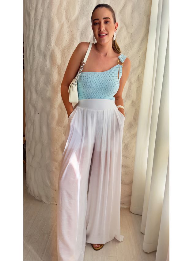 Calça Helena Pantalona - Branco