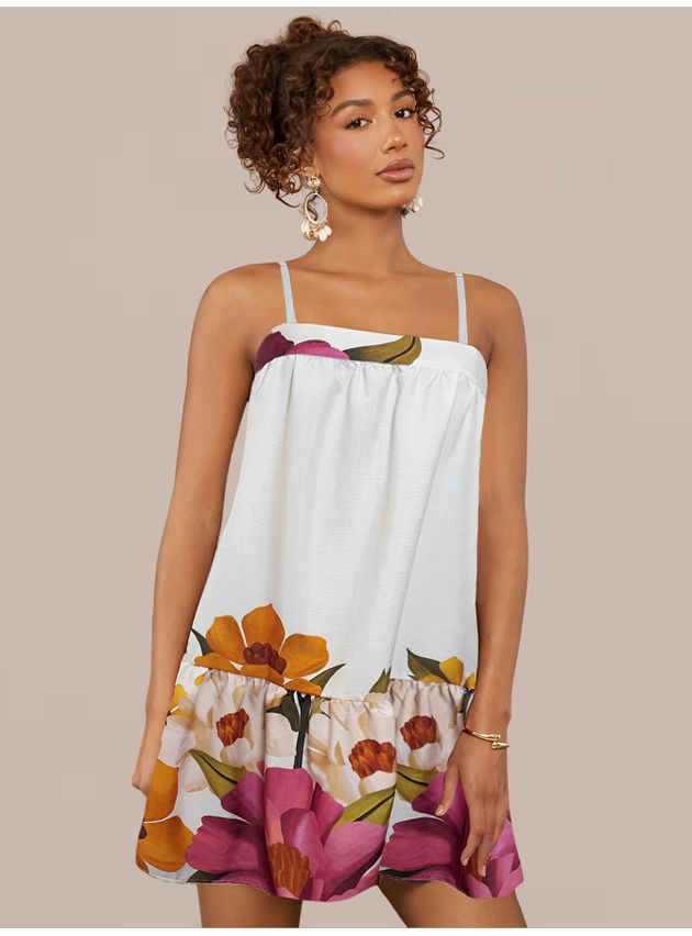 Vestido Faby Curtinho Soltinho- Branco