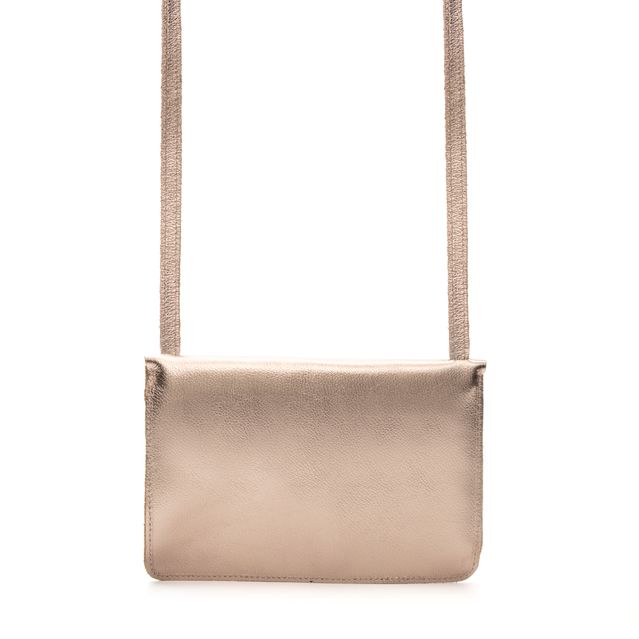 Bolsa de Couro - Carinho - Champagne