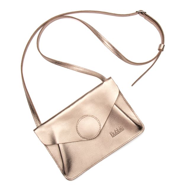 Bolsa de Couro - Carinho - Champagne