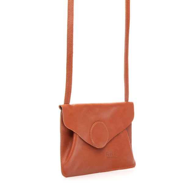 Bolsa de Couro - Carinho - Telha