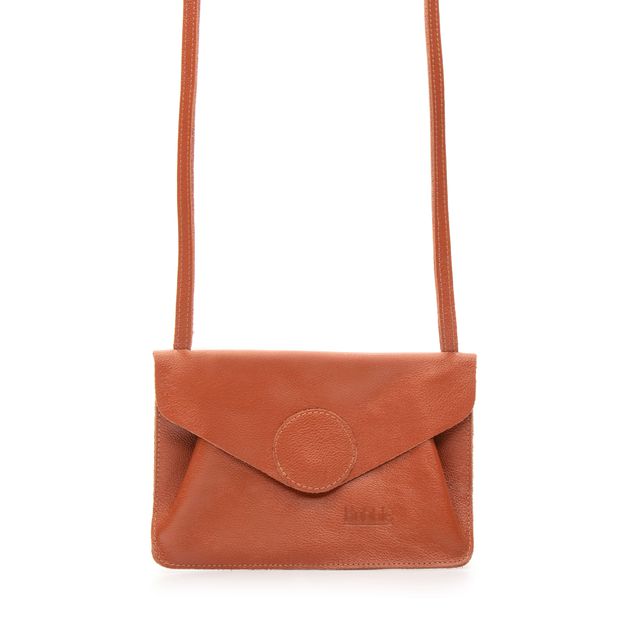 Bolsa de Couro - Carinho - Telha