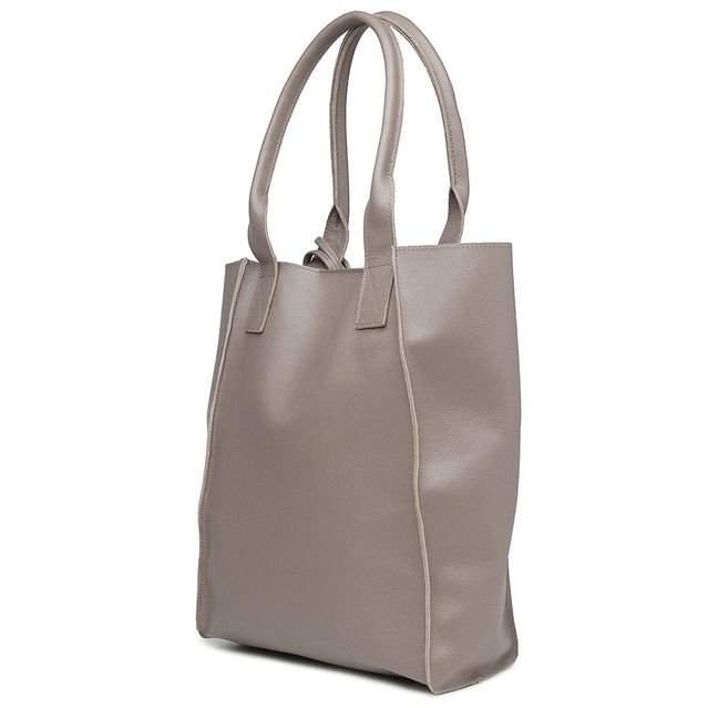 Bolsa de Couro - ÉVORA - Amêndoa 